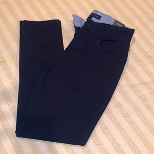 Tommy Hilfiger straight leg navy chinos.